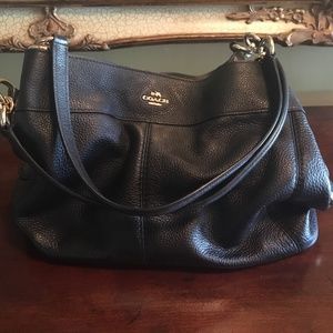 Coach Black Leather Handbag